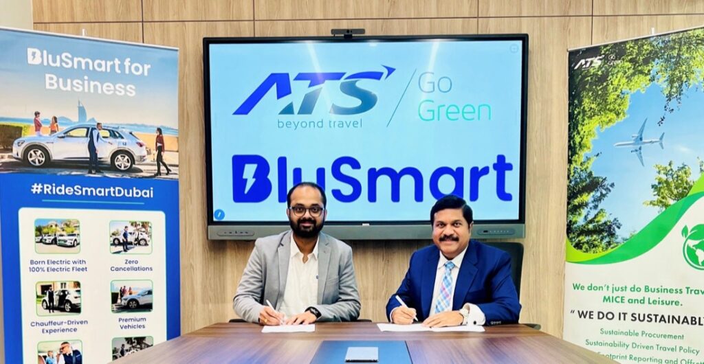 BluSmart Partners with ATS Travel to Promote Sustainable Mobility Solutions in Dubai