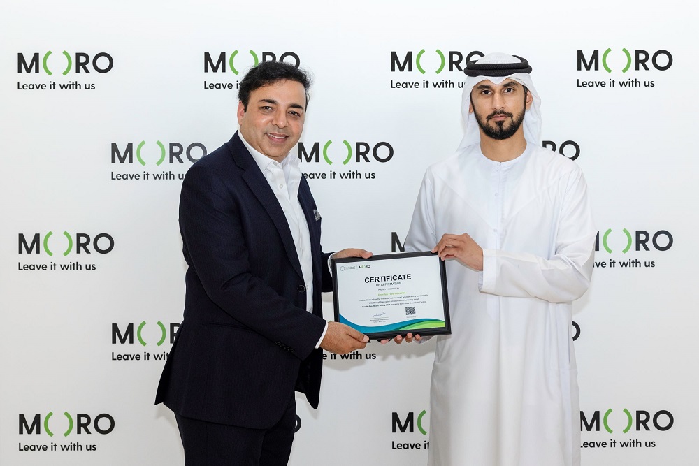 National Holding Earns Prestigious Green Certificate from Moro Hub in Recognition of its Sustainability Initiatives